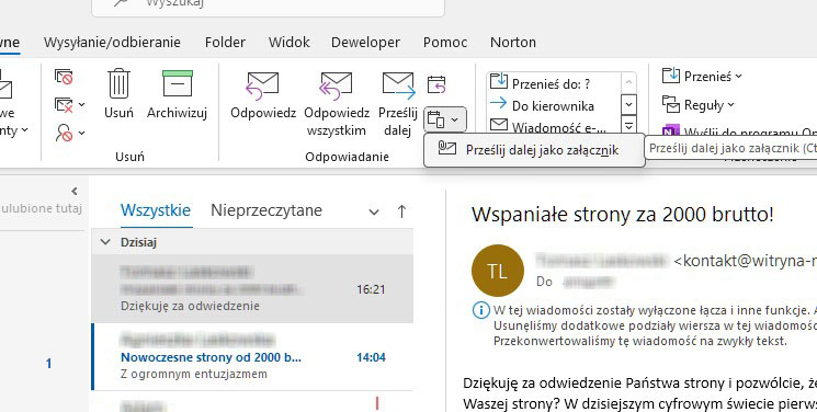 Przekazywanie niechcianych wiadomości pocztowych do globalnej czarnej listy spamu.